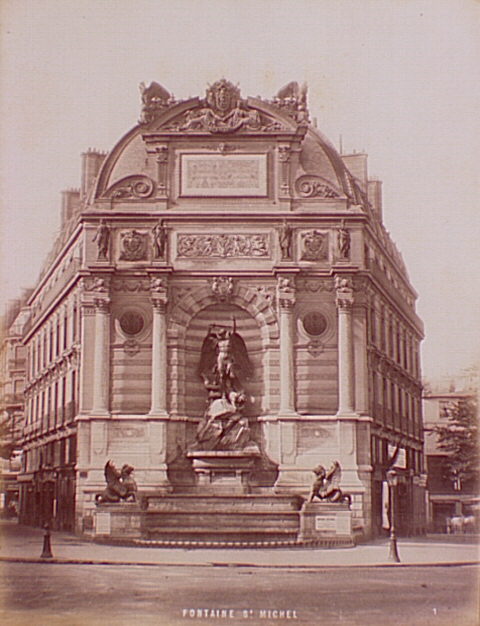 Le Grenier Généalogique, Paris, La Fontaine Saint Michel